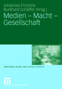 Vorderes Coverbild Medien - Macht - Gesellschaft