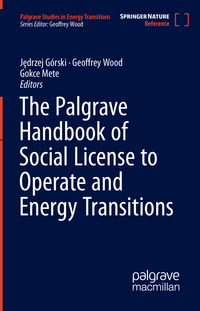 Vorderes Coverbild The Palgrave Handbook of Social License to Operate and Energy Transitions