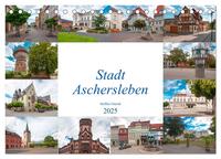 Vorderes Coverbild Stadt Aschersleben (Tischkalender 2025 DIN A5 quer), CALVENDO Monatskalender