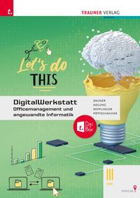 Vorderes Coverbild DigitalWerkstatt, Officemanagement und angewandte Informatik III HAK Office 365 + TRAUNER-DigiBox
