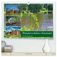 Vorderes Coverbild Wunderschönes Emsland (hochwertiger Premium Wandkalender 2025 DIN A2 quer), Kunstdruck in Hochglanz