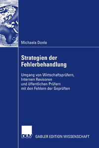Vorderes Coverbild Strategien der Fehlerbehandlung