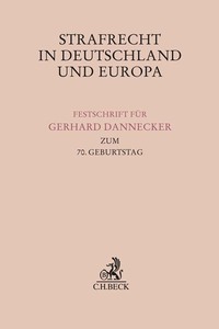 Vorderes Coverbild Strafrecht in Deutschland und Europa
