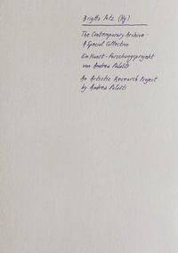 Vorderes Coverbild The Contemporary Archive – A Special Collection
