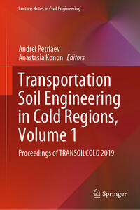 Vorderes Coverbild Transportation Soil Engineering in Cold Regions, Volume 1