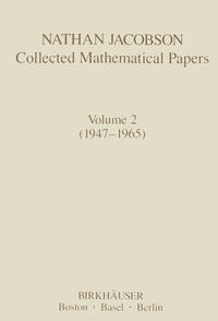 Vorderes Coverbild Nathan Jacobson Collected Mathematical Papers