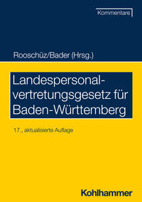 Vorderes Coverbild Landespersonalvertretungsgesetz für Baden-Württemberg