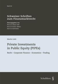 Vorderes Coverbild Private Investments in Public Equity (PIPEs)