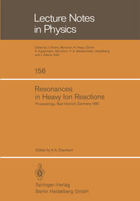 Vorderes Coverbild Resonances in Heavy Ion Reactions