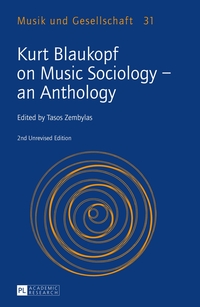 Vorderes Coverbild Kurt Blaukopf on Music Sociology – an Anthology