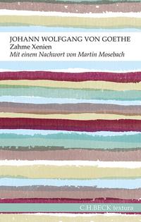 Vorderes Coverbild Zahme Xenien