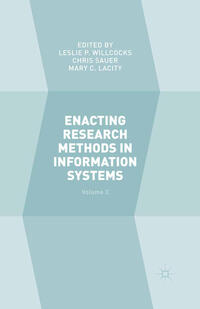 Vorderes Coverbild Enacting Research Methods in Information Systems: Volume 3