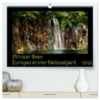 Vorderes Coverbild Plitvicer Seen - Europas erster Nationalpark (hochwertiger Premium Wandkalender 2025 DIN A2 quer), Kunstdruck in Hochglanz