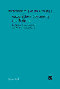 Vorderes Coverbild Autographen, Dokumente und Berichte