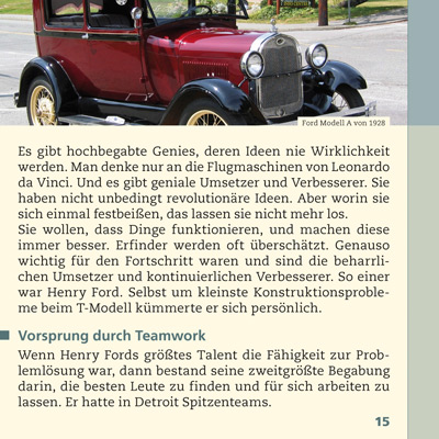 Beispielinhalt (Bild) Henry Ford