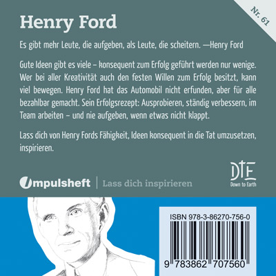 Rückseitencover Henry Ford