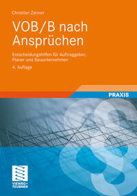 Vorderes Coverbild VOB/B nach Ansprüchen