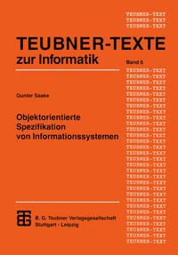 Vorderes Coverbild Objektorientierte Spezifikation von Informationssystemen
