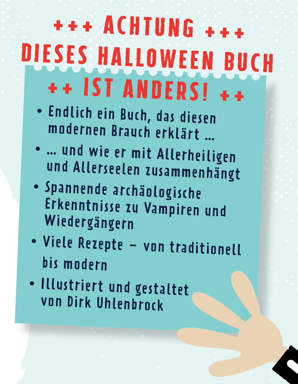 Werbematerial (Bild) Halloween. Von Geistern, Vampiren und anderen Spukgestalten