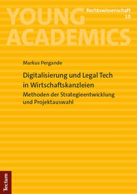 Vorderes Coverbild Digitalisierung und Legal Tech in Wirtschaftskanzleien