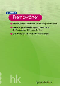 Vorderes Coverbild Sprachtrainer. Deutsch - Fremdwörter