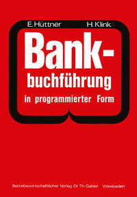 Vorderes Coverbild Bankbuchführung in programmierter Form