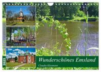 Vorderes Coverbild Wunderschönes Emsland (Wandkalender 2025 DIN A4 quer), CALVENDO Monatskalender