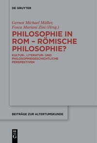 Vorderes Coverbild Philosophie in Rom - Römische Philosophie?