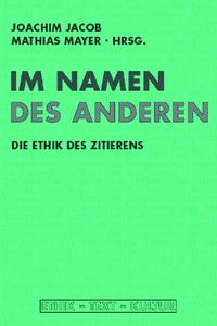 Vorderes Coverbild Im Namen des anderen