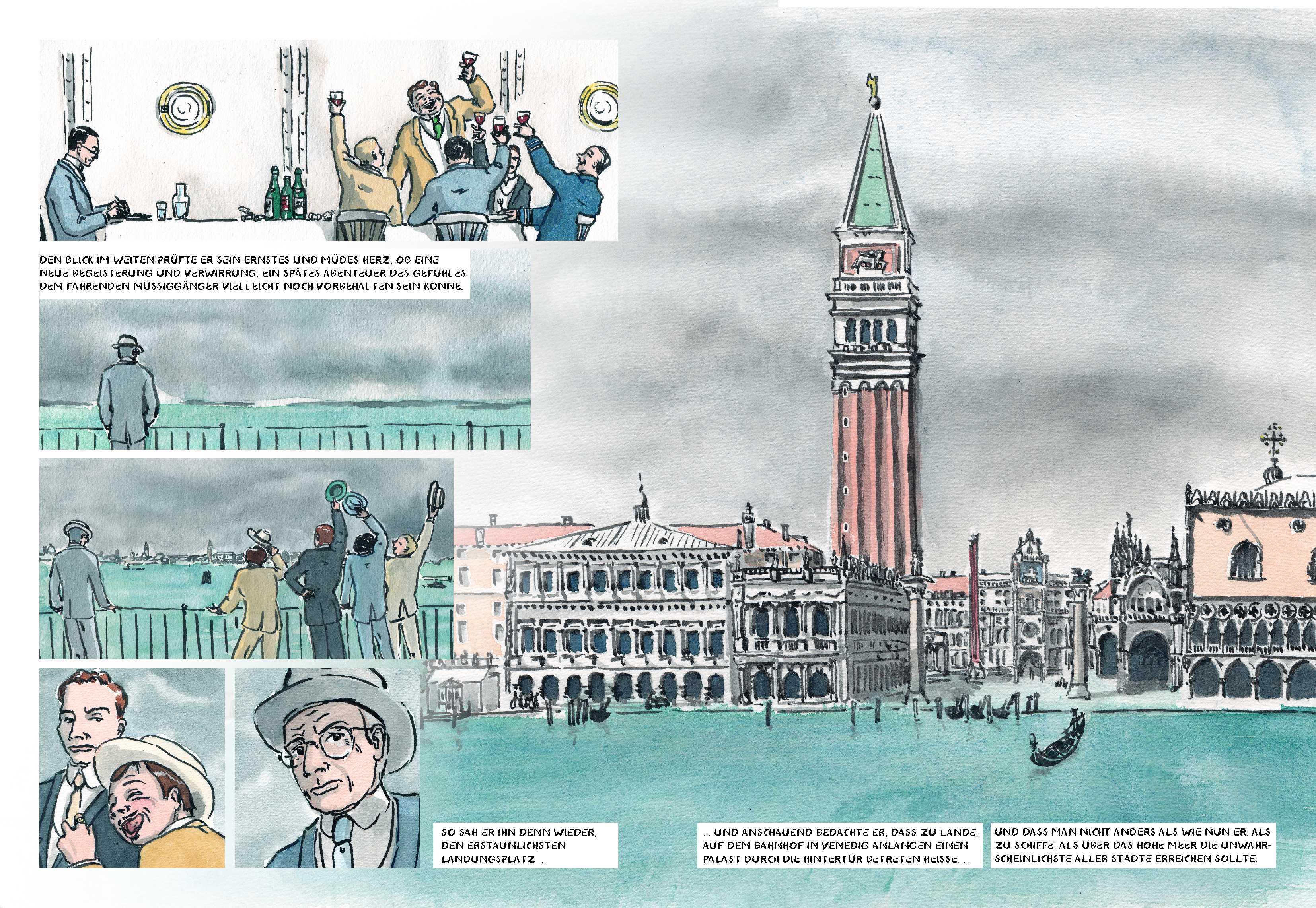 Beispielinhalt (Bild) Der Tod in Venedig