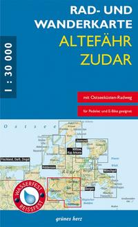 Vorderes Coverbild Rad- und Wanderkarte Altefähr - Zudar
