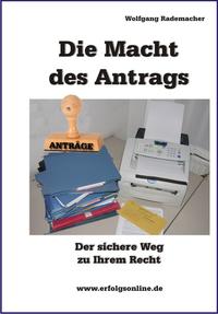 Vorderes Coverbild Die Macht des Antrags