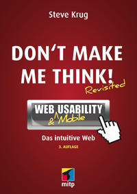Vorderes Coverbild Don't make me think!