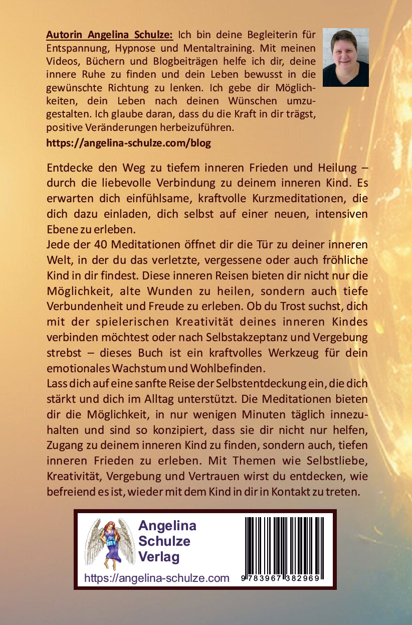 Rückseitencover 40 Meditationen für das innere Kind