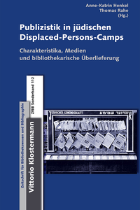 Vorderes Coverbild Publizistik in jüdischen Displaced-Persons-Camps im Nachkriegsdeutschland