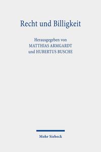Vorderes Coverbild Recht und Billigkeit