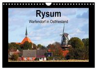 Vorderes Coverbild Rysum - Warfendorf in Ostfriesland (Wandkalender 2025 DIN A4 quer), CALVENDO Monatskalender