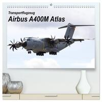 Vorderes Coverbild Transportflugzeug Airbus A400M Atlas (hochwertiger Premium Wandkalender 2025 DIN A2 quer), Kunstdruck in Hochglanz