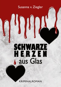Vorderes Coverbild Schwarze Herzen aus Glas