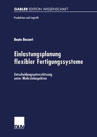 Vorderes Coverbild Einlastungsplanung flexibler Fertigungssysteme