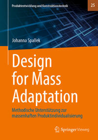Vorderes Coverbild Design for Mass Adaptation