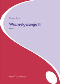 Vorderes Coverbild Wechselgesänge III