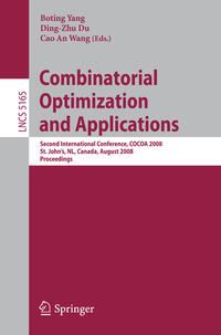 Vorderes Coverbild Combinatorial Optimization and Applications