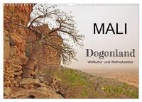 Vorderes Coverbild Mali - Dogonland - Weltkultur- und Weltnaturerbe (Wandkalender 2025 DIN A3 quer), CALVENDO Monatskalender