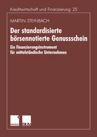 Vorderes Coverbild Der standardisierte börsennotierte Genussschein