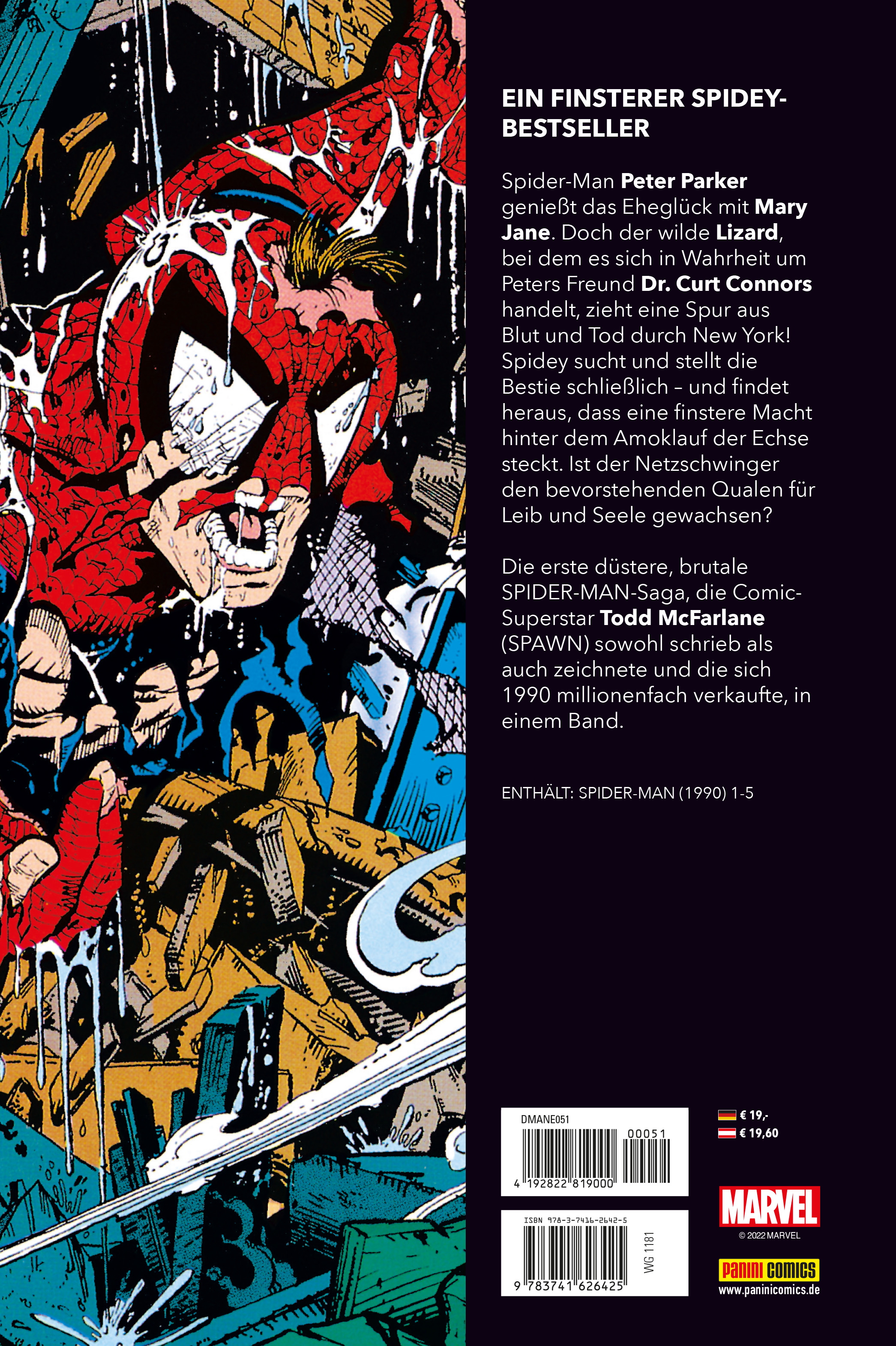 Rückseitencover Marvel Must-Have: Spider-Man - Qualen