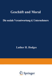 Vorderes Coverbild Geschäft und Moral