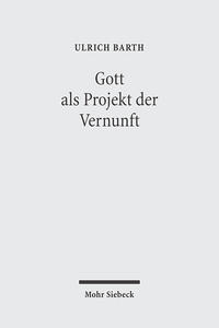 Vorderes Coverbild Gott als Projekt der Vernunft
