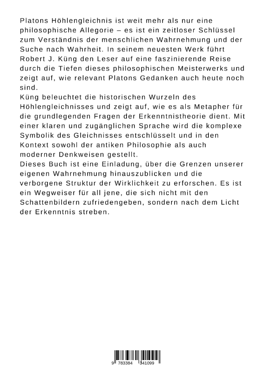 Rückseitencover Die Schattenwelt des Denkens