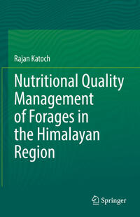 Vorderes Coverbild Nutritional Quality Management of Forages in the Himalayan Region